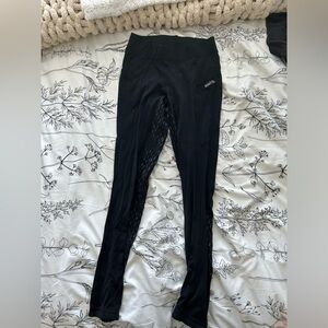 Kerrits Black Riding Tights with Mesh Panels